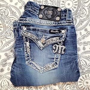 MISS ME Boot Cut Jeans. Size 28 Inseam 31"